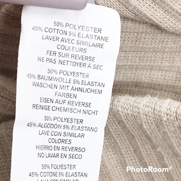 Prettylittlething tan ribbed aline style skirt size 4 - Picture 7 of 7